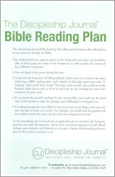 Discipleship Journal Bible Reading Plan